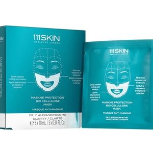 111Skin Maskne Protection Bio Cellulose Masks - box of 5 treatments